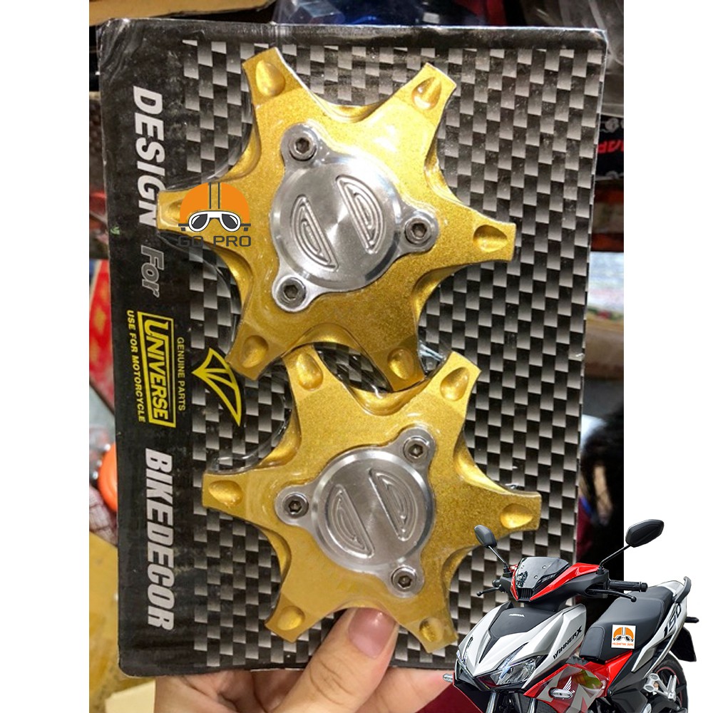 [CHÍNH HÃNG] Chụp Cốt Đùm Trước Sao Biển Nhôm CNC - 01 Cặp