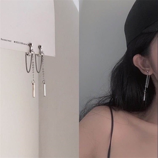  Đôi Bông Tai Dáng Dài Phối Tua Rua Phong Cách Hàn Quốc