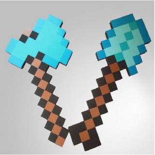 Combo rìu xẻng minecraft kim cương
