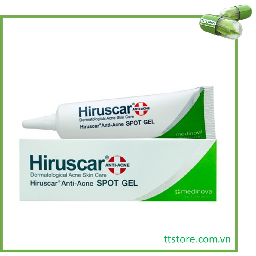 Gel bôi mụn Hiruscar Anti Acne Spot Gel 10g [anti acnes, Hirusca]