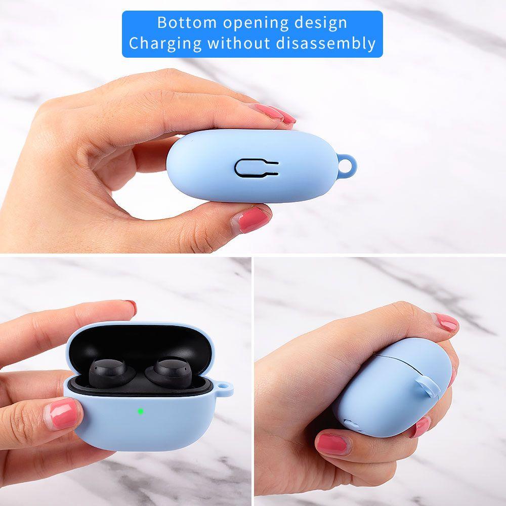 MYRONGVN Vỏ Bảo Vệ Hộp Sạc Tai Nghe Redmi Buds 3 Lite Bằng Silicon Dẻo Màu Sắc Ngọt Ngào