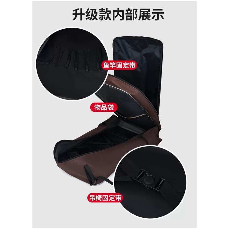 Túi Đựng Cần và phụ kiện , Balo dung tích lớn đựng ghế câu đài , Túi đựng rọng câu cao cấp