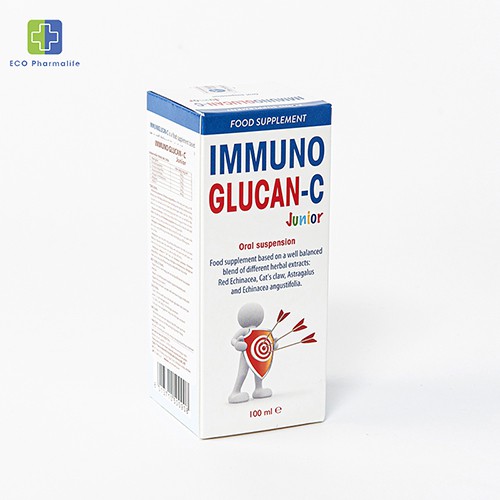 Siro Immuno Glucan C (100ml)- Tăng cường sức miễn dịch và đề kháng cho bé, nâng cao sức khỏe, nhập khẩu chính hãng Italy