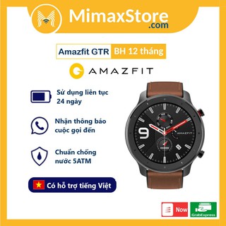 Đồng Hồ Thông Minh Xiaomi Amazfit GTR | Giao Diện Tiếng Việt | Hàng Chính Hãng | Phiên Bản Quốc Tế