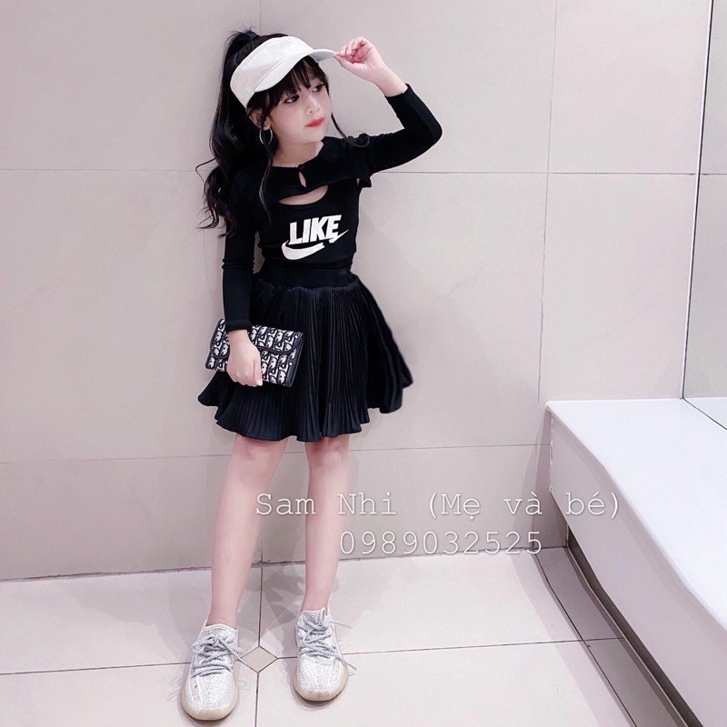 Sét thể thao váy Like 3 chi tiêt Size đại cho bé