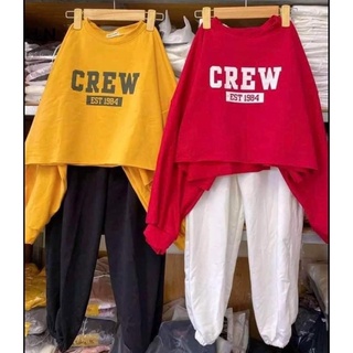 Bộ dài croptop CREW LN11