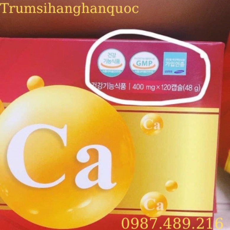 Viên Canxi Hanmi Hàn Quốc, Hộp đỏ 120 viên [ Hàng Mới Về ]