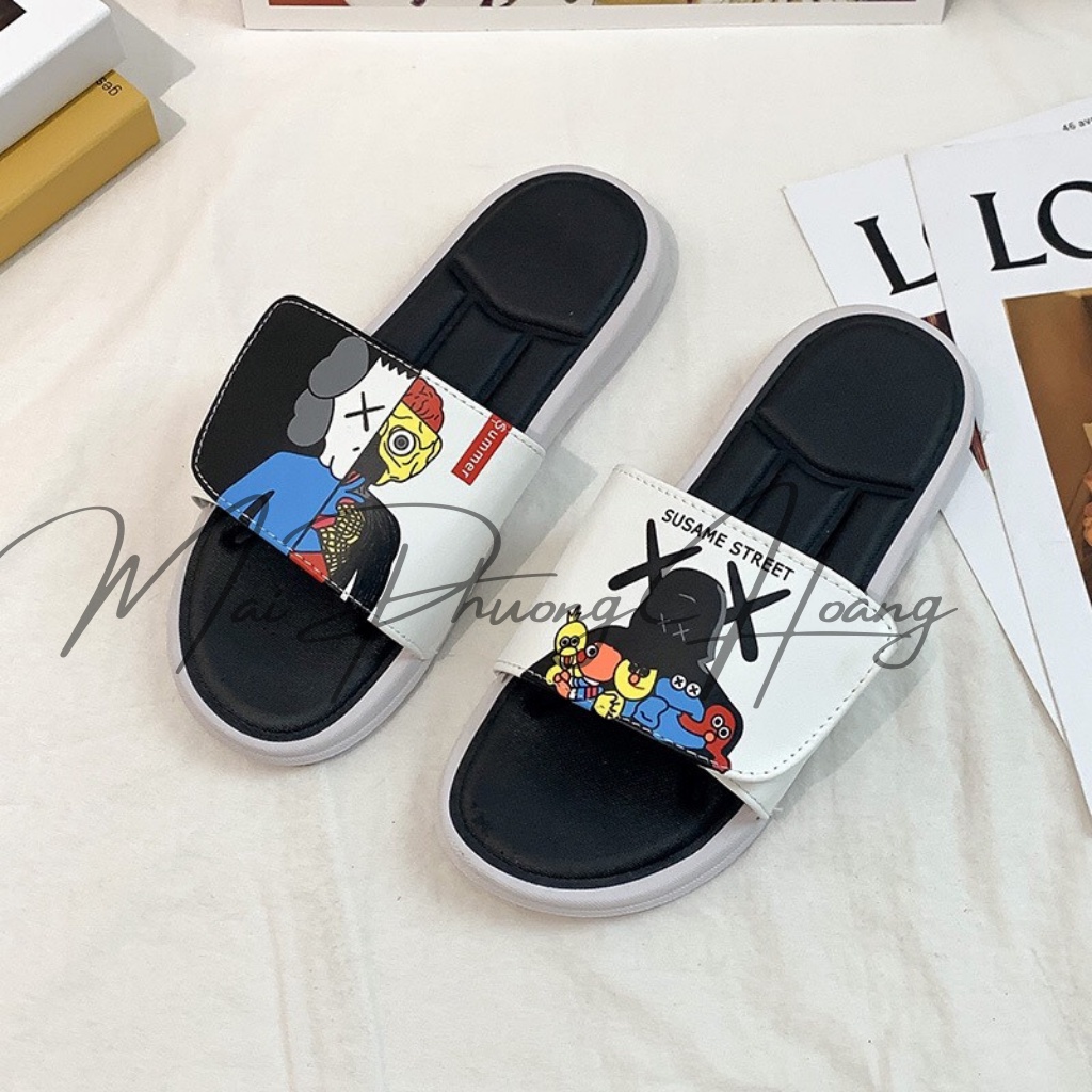 Dép nam nữ quai ngang SUSAME quai dán thời trang cực đẹp full size từ 35-44