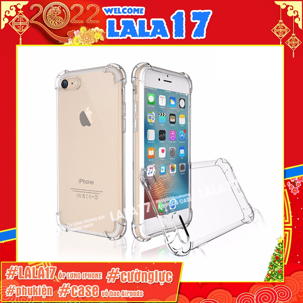 Ốp lưng iphone chống sốc va đập trong suốt 6 7 8 plus x xsmax 11 12 13 14 pro max [CSOC]