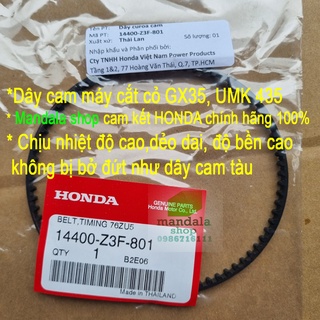 Dây curoa dây cam máy cắt cỏ gx35, umk435 HonDa Chíinh Hãng Nhập khẩu Thái Lan