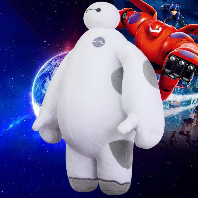 Đồ chơi nhồi bông nhân vật baymax trong Big Hero 6 thích hợp làm quà tặng cho trẻ em