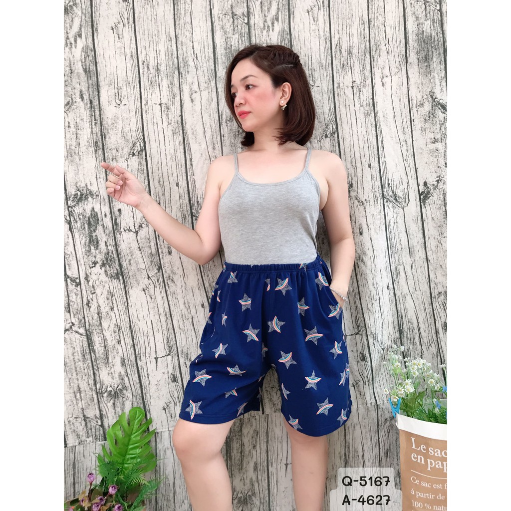 Quần đùi BIG SIZE lưng thun S a o lớn - 5167 - quan-mac-nha