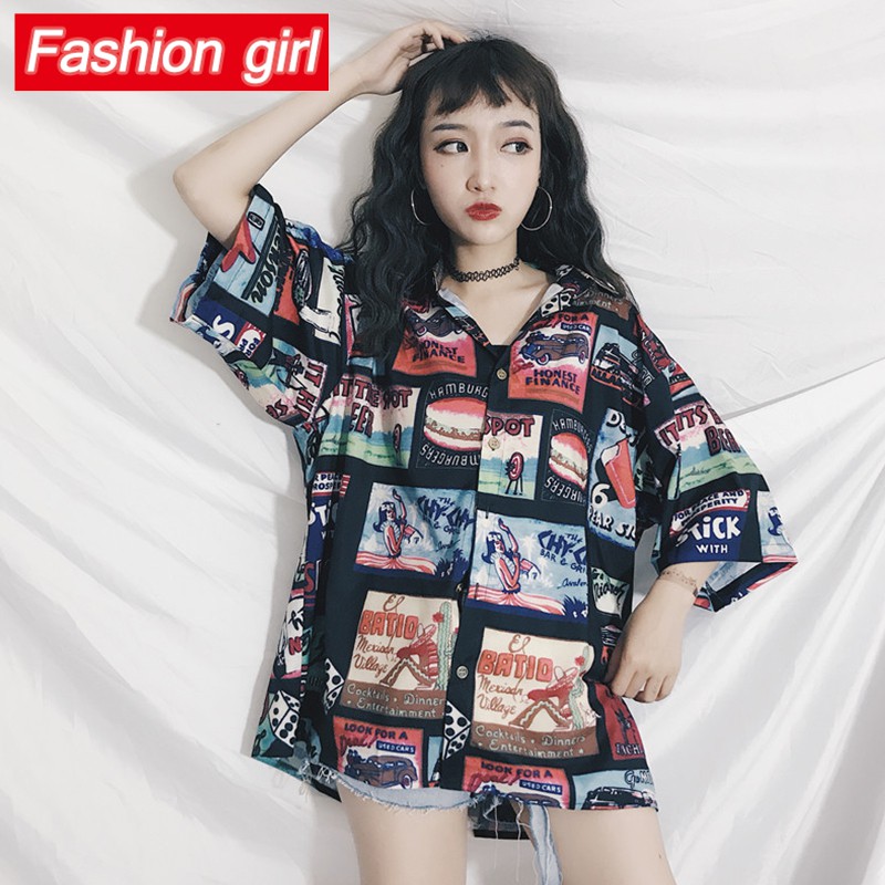 Áo Sơ Mi Tay Lỡ DáNg RộNg ThờI Trang Cho Nữ