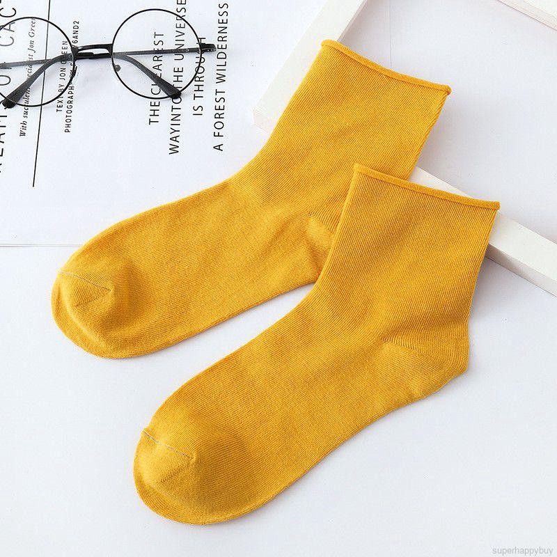 Vớ cotton mỏng thoáng khí phong cách Harajuku