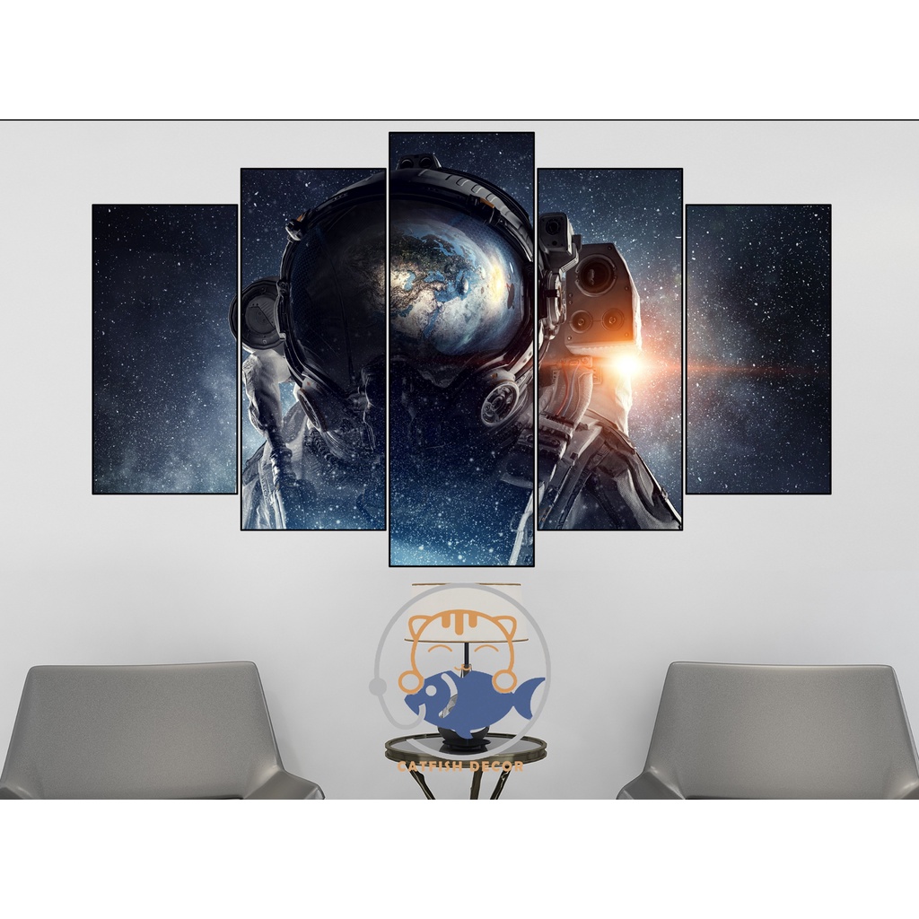 Tranh dán tường room decor trang trí phòng GALAXY SPACE VŨ TRỤ - BỘ 6