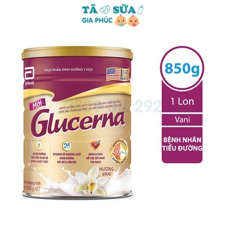Sữa bột Glucerna hương Vani cho người đái tháo đường và tiền đái tháo đường 850gr - Sữa tã Gia Phúc