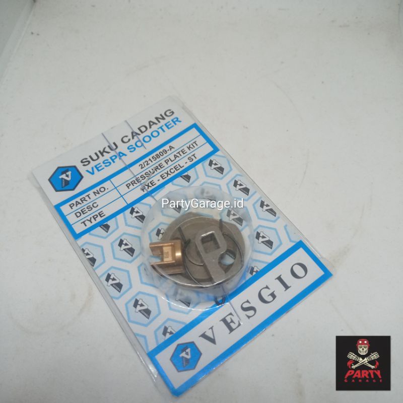Phụ Kiện Ly Hợp 9 Chữ Số Bằng Đồng Thau Cho Xe Vespa Excel PXE Spartan