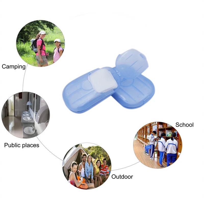 Set 50 Giấy Xà Phòng Dùng Một Lần
