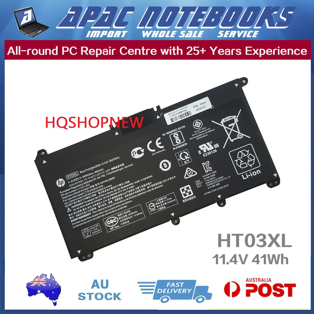 ⚡️[Pin zin] Pin HP HT03XL Pavilion x360 14-dh 14m-dh 14t-dh 15-dq 15t-dq