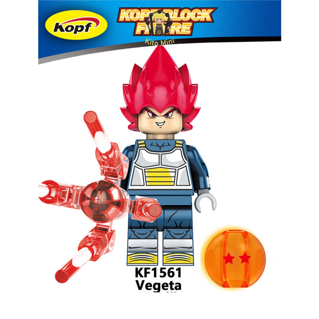 Lego Minifigures Lắp Ráp Mô Hình Nhân Vật Hoạt Hình Truyện Tranh 7 Viên Ngọc Rồng Dragon Ball KF6142 Mẫu Mới