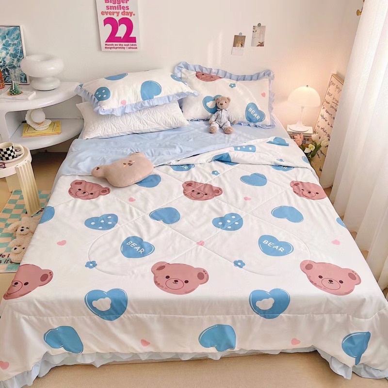 Set ga đũi bèo IGUN BEDDING chăn trần