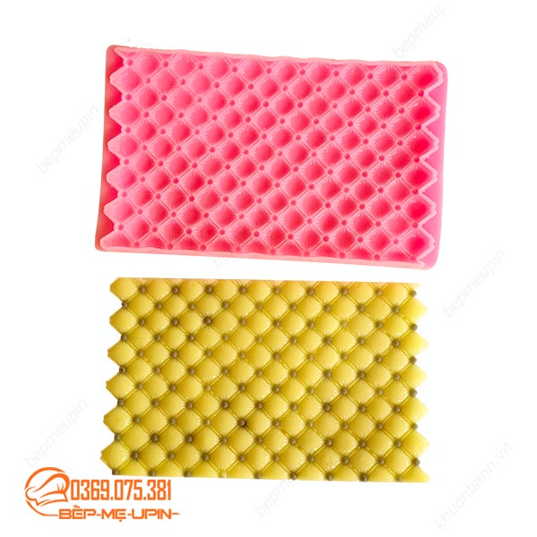 Khuôn silicon ốp viền mắt cáo bánh rau câu sinh nhật fondant 18cm