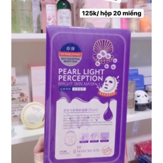 HỘP 20 miếng mặt nạ HA TÍM DƯỠNG SÁNG DA, MỜ THÂM