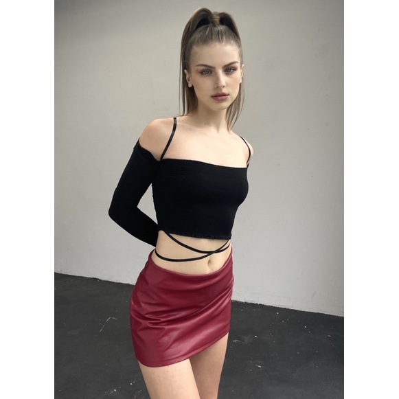 AYSERKRIS | Chân Váy Da Ngắn | BigBuy360 - bigbuy360.vn