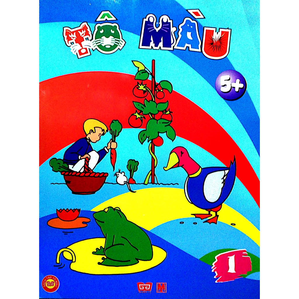 Sách - Tô màu 5+ Tập 1