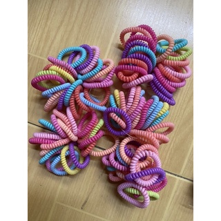 10/20 sợi thun lò xo cột tóc màu
