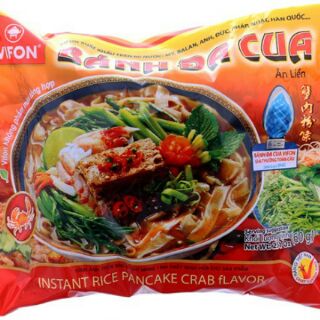 Combo (5 gói) bánh đa cua Vifon 60g
