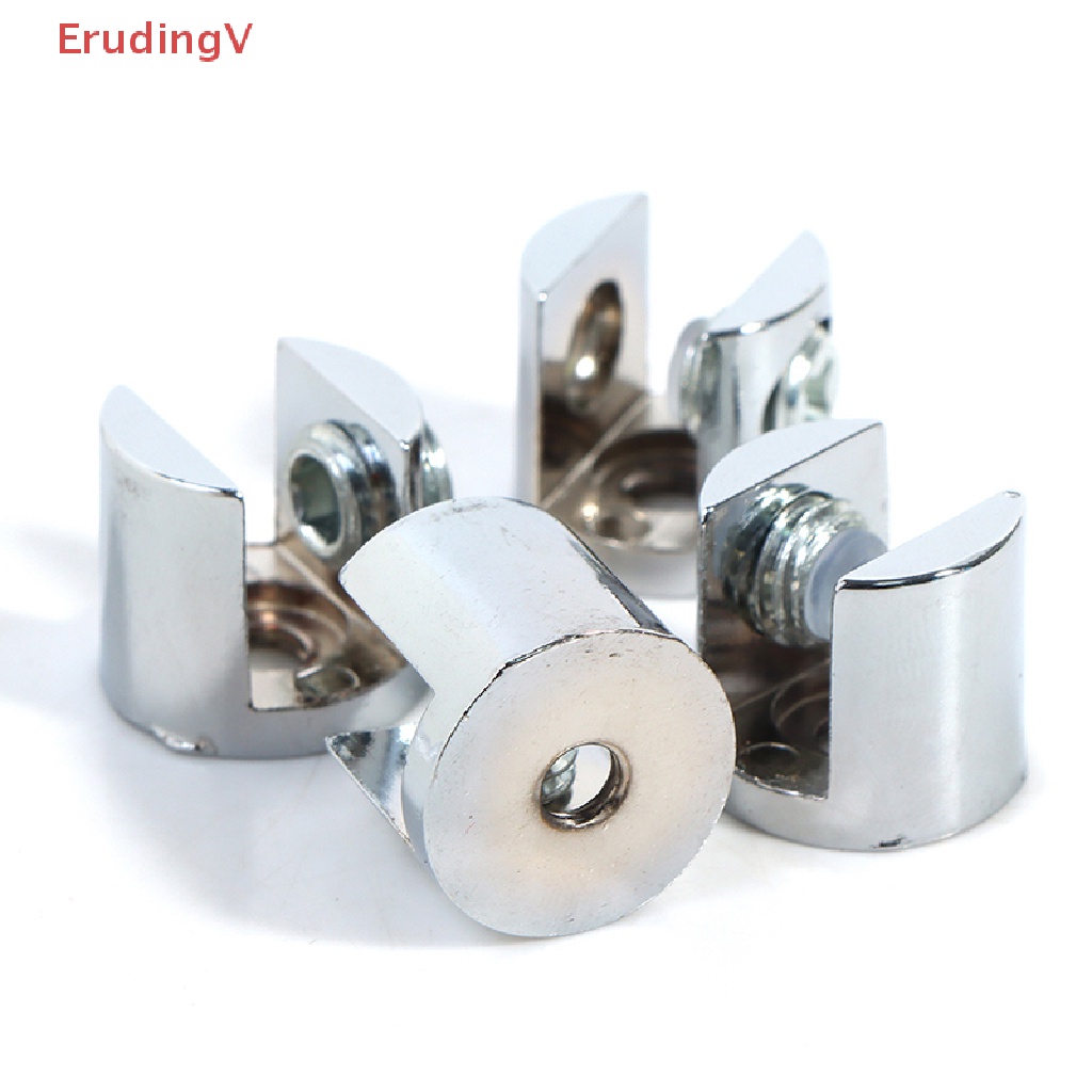 Bộ 4 Kẹp Kính Mạ Kẽm Cho Kẹp 8-10mm / 10-12mm