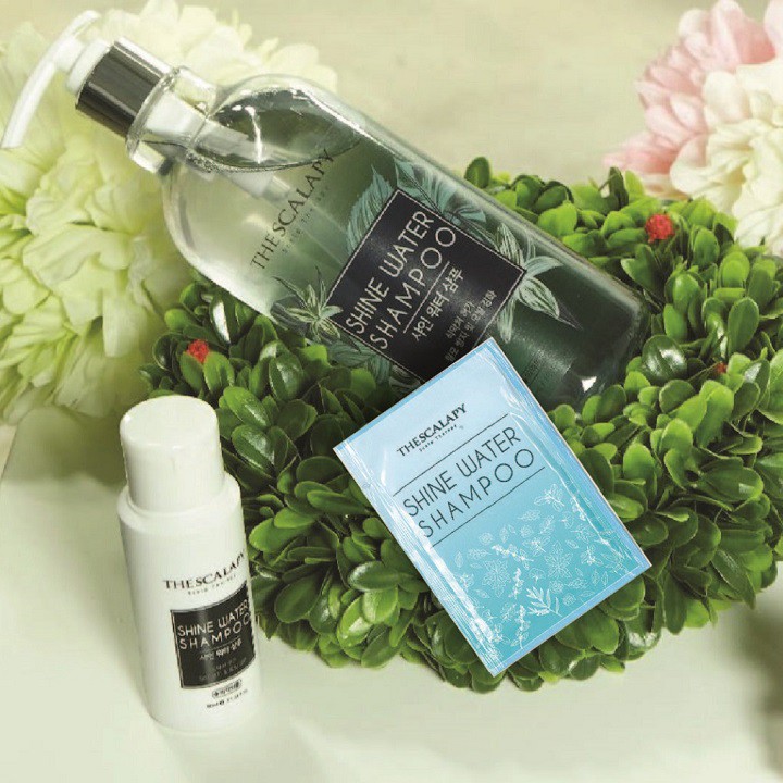 Dầu gội thảo dược Shine water 60ml,tiện mang đi du lịch, cho tóc suôn mượt, an toàn cho bà bầu | BigBuy360 - bigbuy360.vn