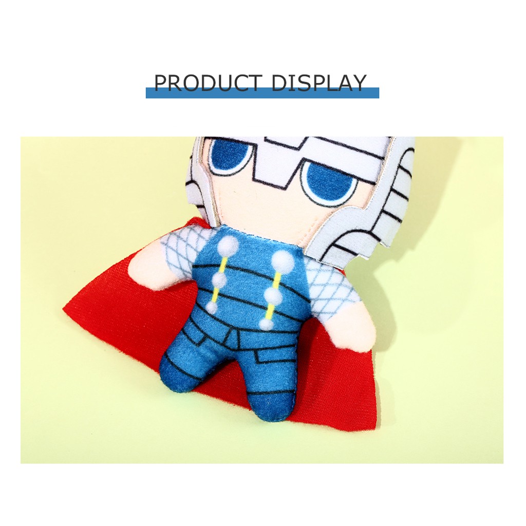 [Mã LIFECPMALL giảm 12% đơn 250K] Đồ chơi nhồi bông Miniso hình Thor Marvel (Xám) - Hàng chính hãng