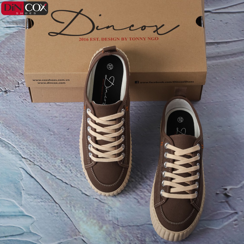 [COX] Giày Sneakers Dincox Nữ/Nam D27 CHOCOLATE CHÍNH HÃNG