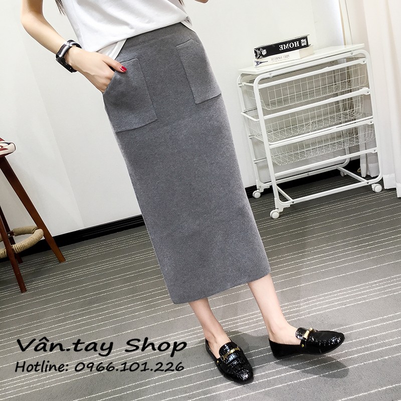 Chân váy len dệt kim | BigBuy360 - bigbuy360.vn