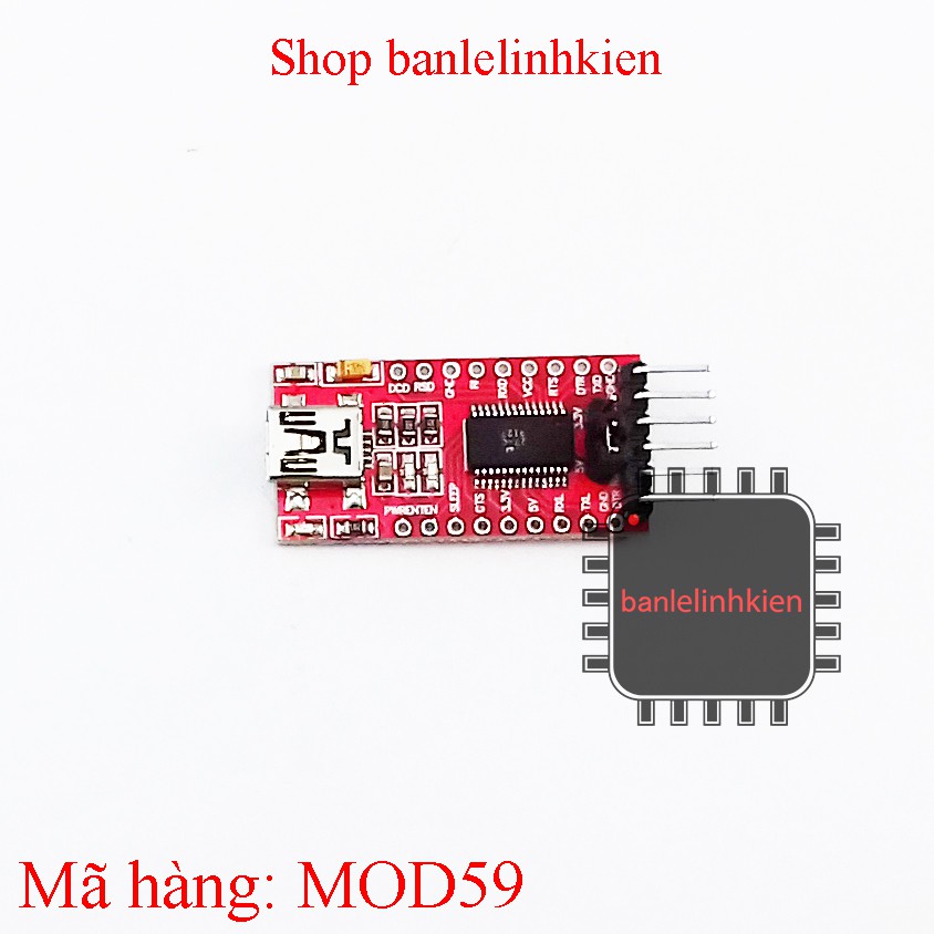 Module chuyển đổi tín hiệu từ cổng USB sang UART FT232RL