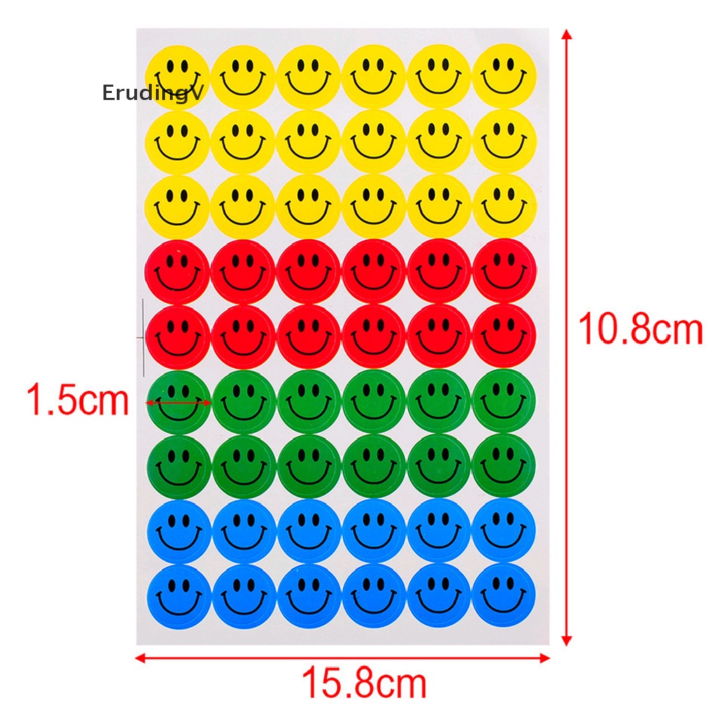 Bộ 10 Miếng Dán Hình Mặt Cười Emoji Dễ Thương Cho Bé