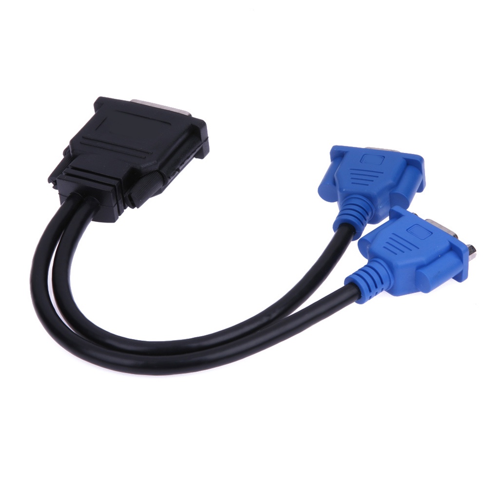 Cáp chia DMS-59 to 2 VGA 15pin dành cho TV máy tính tiện dụng