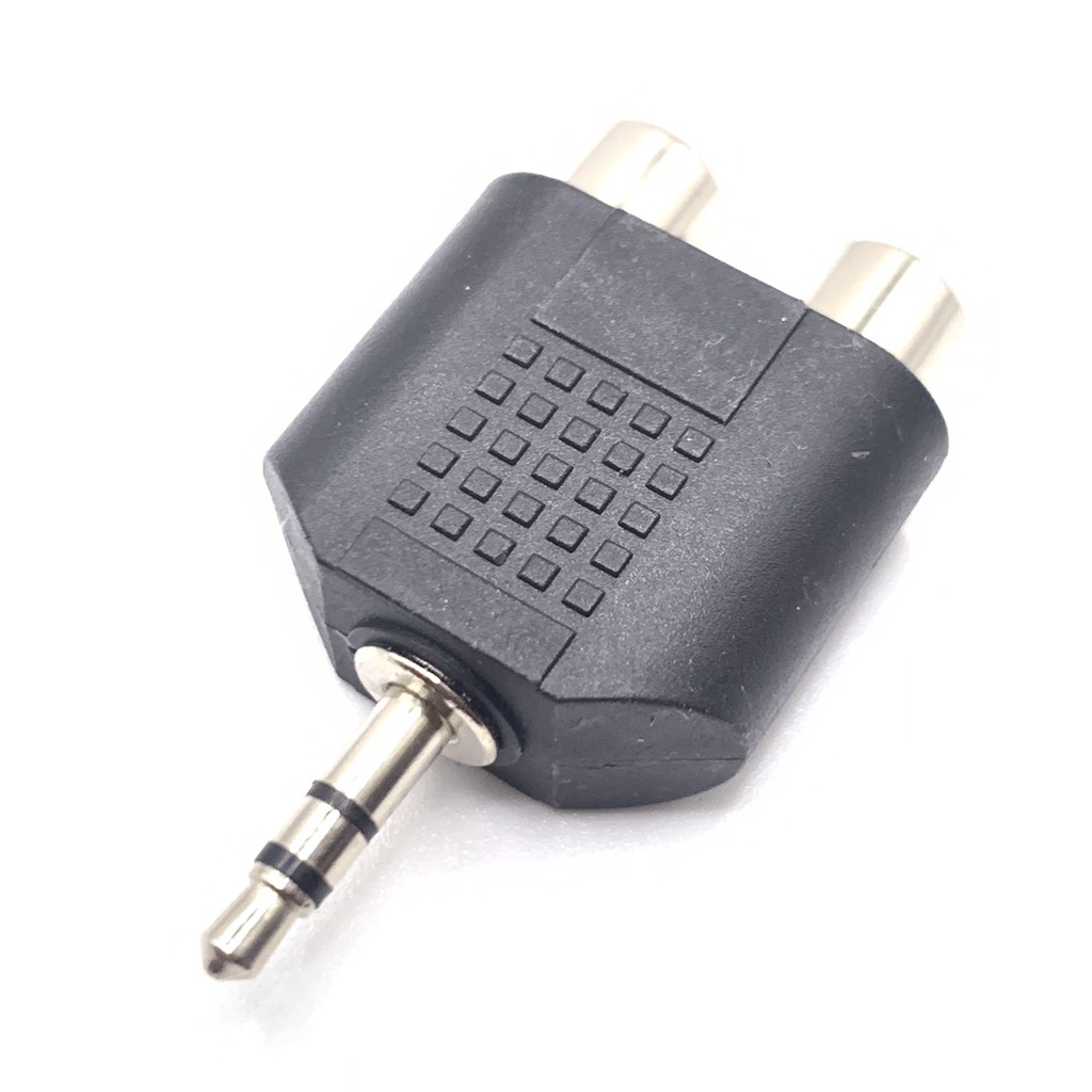 Jack 3.5  Ra 2 Đầu Hoa Sen  SAB-01 - Jack Chuyển 3.5 Chất Lượng - Đầu Chia Jack 3.5 Lỗi 1 Đổi 1 Trong 7 Ngày