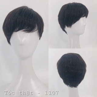 Tóc giả trung niên làm bằng tóc thật