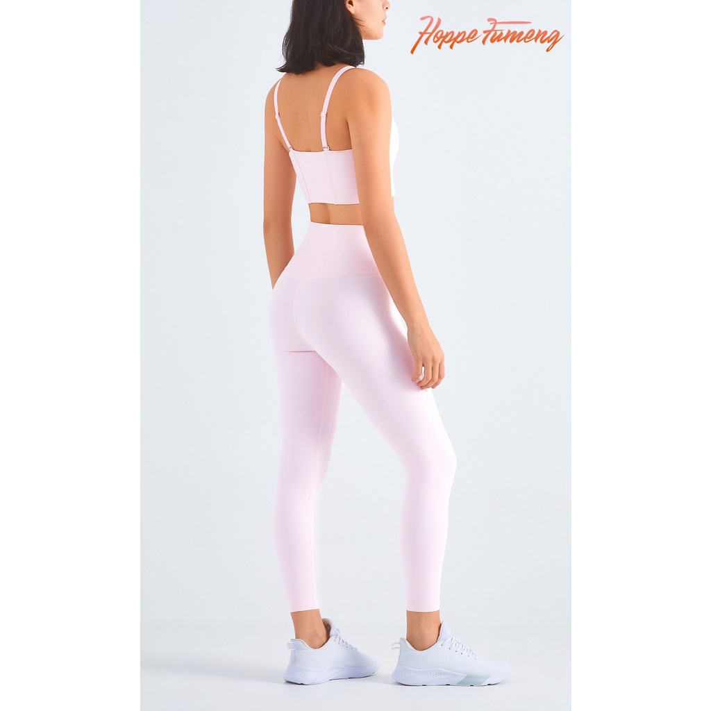 Set trang phục yoga thể thao HOPPE FUMENG áo ngực và quần legging dài lưng cao nhiều màu sắc tùy chọn thời trang cho nữ