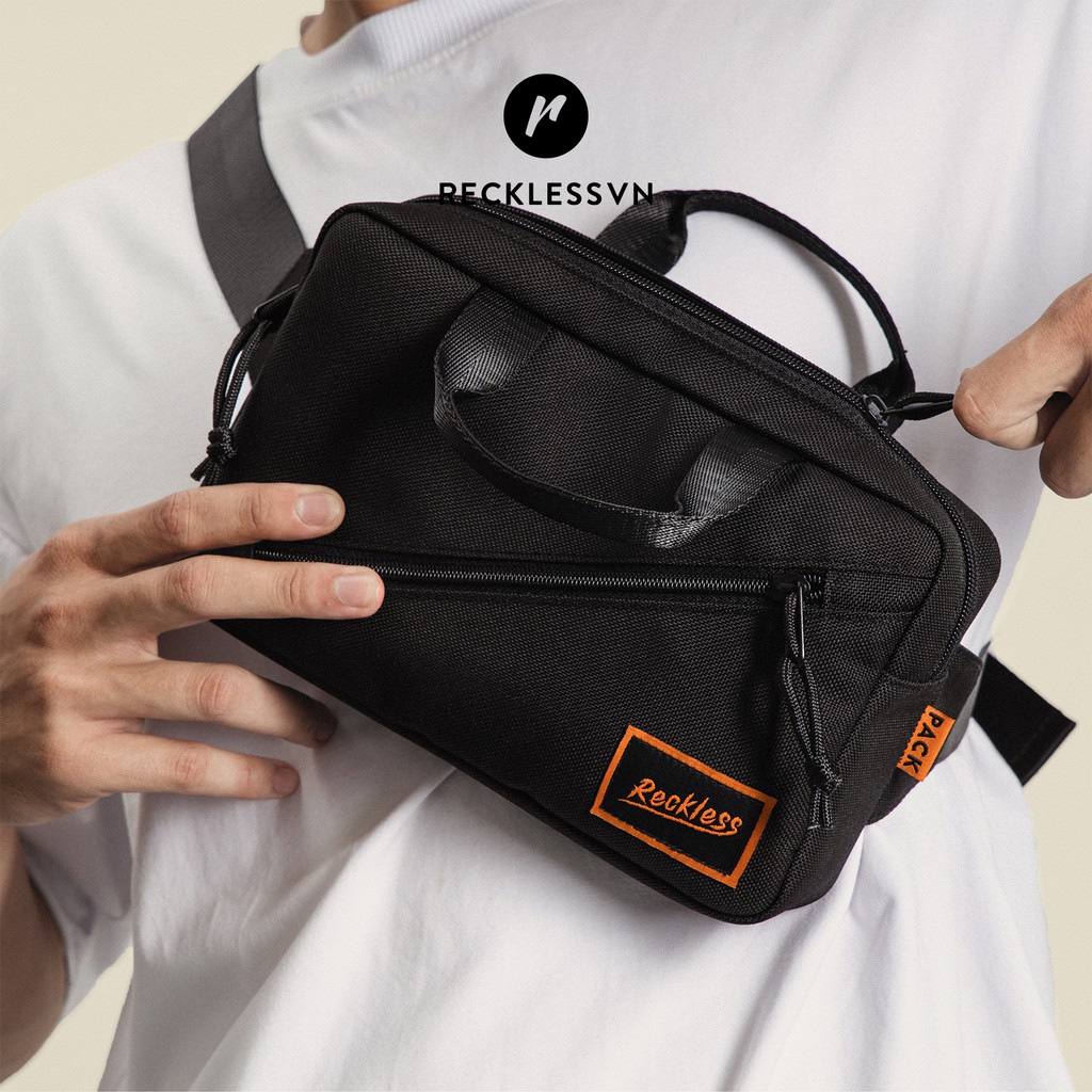 [Mã LT50 giảm 50k đơn 250k] Túi Đeo Hông Và Đeo Chéo Thể Thao Reckless Aaron Waist Bag Vải Polyester Kháng Nước