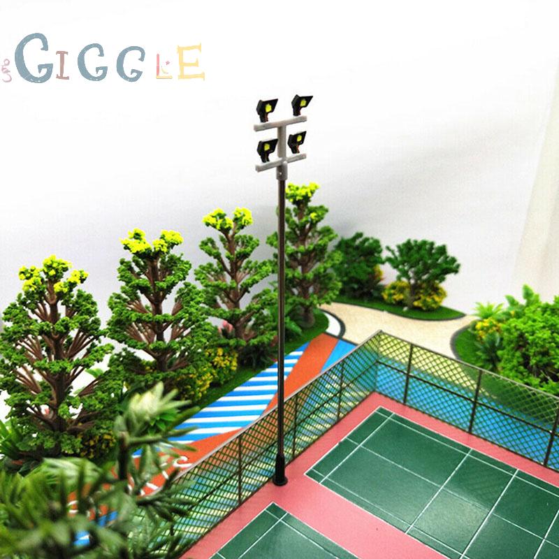 Set 5 Mô Hình Cột Đèn Đường Mini Trang Trí Tiểu Cảnh