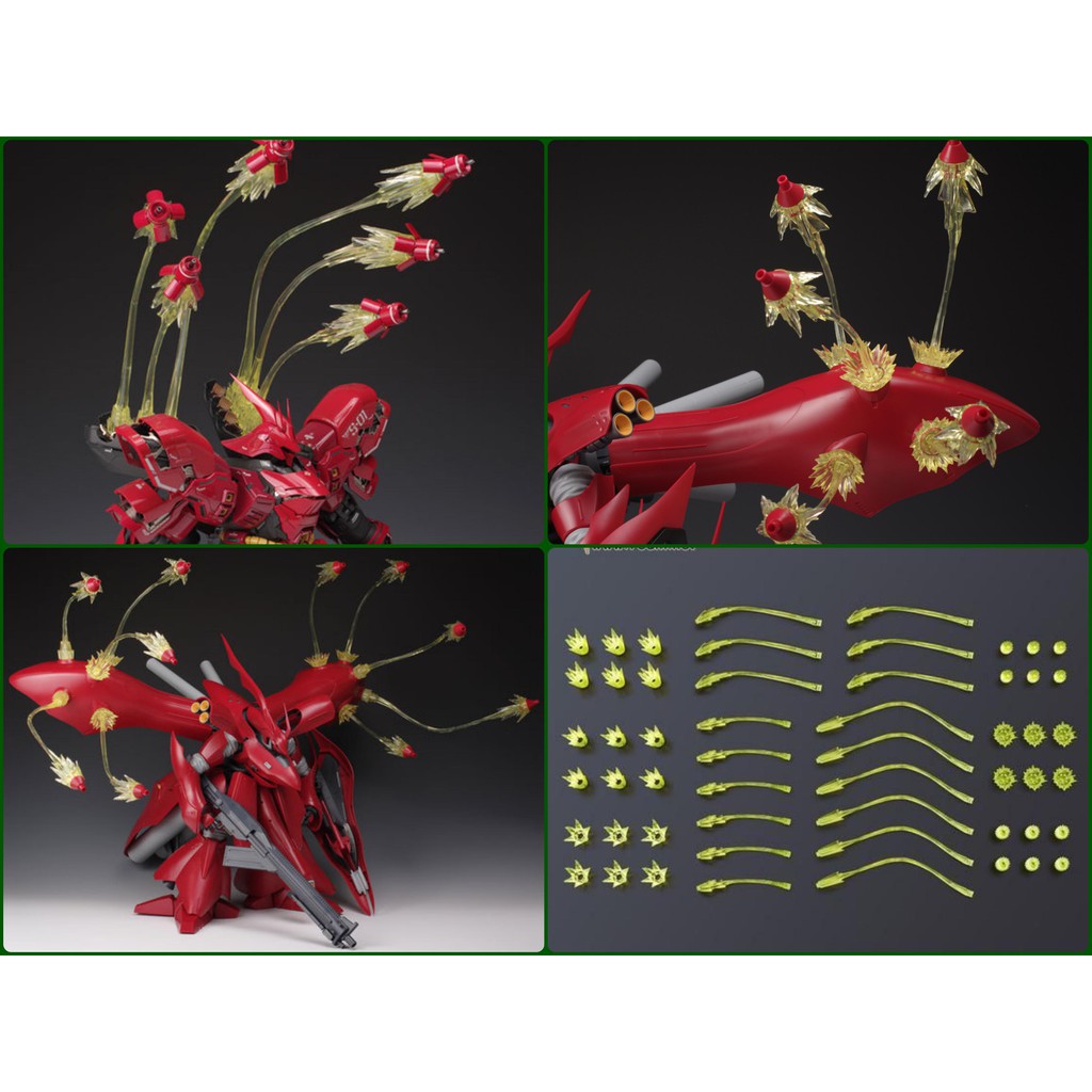 Phụ kiện Mô hình lắp ghép MG 1/100 RG HG 1/144 Funnel Effect cho Sazabi - Nightingale (sp không kèm gundam)