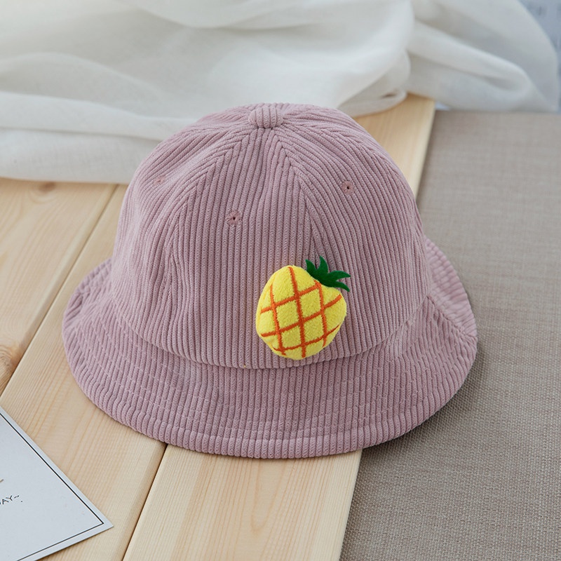 Mũ vành tròn cho bé hình trái cây siêu xinh siêu dễ thương cho bé trai bé gái 1- 4 tuổi