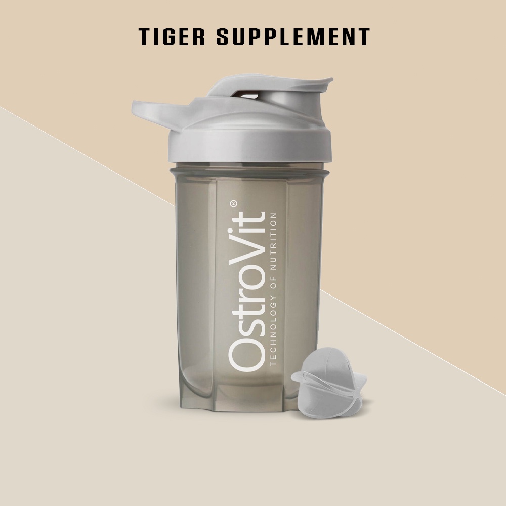 Bình lắc Ostrovit 500ml màu Pastel - Bình nước thể thao nhỏ 500ml - Shaker tập gym