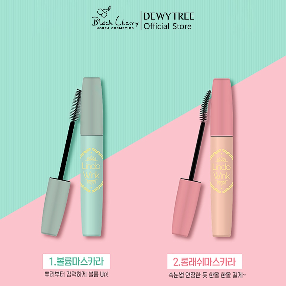 [Xả Hàng]Chuốt mi tạo độ dày chống vón cục không trôi Dewytree Lindo Wink Volume Mascara 6g