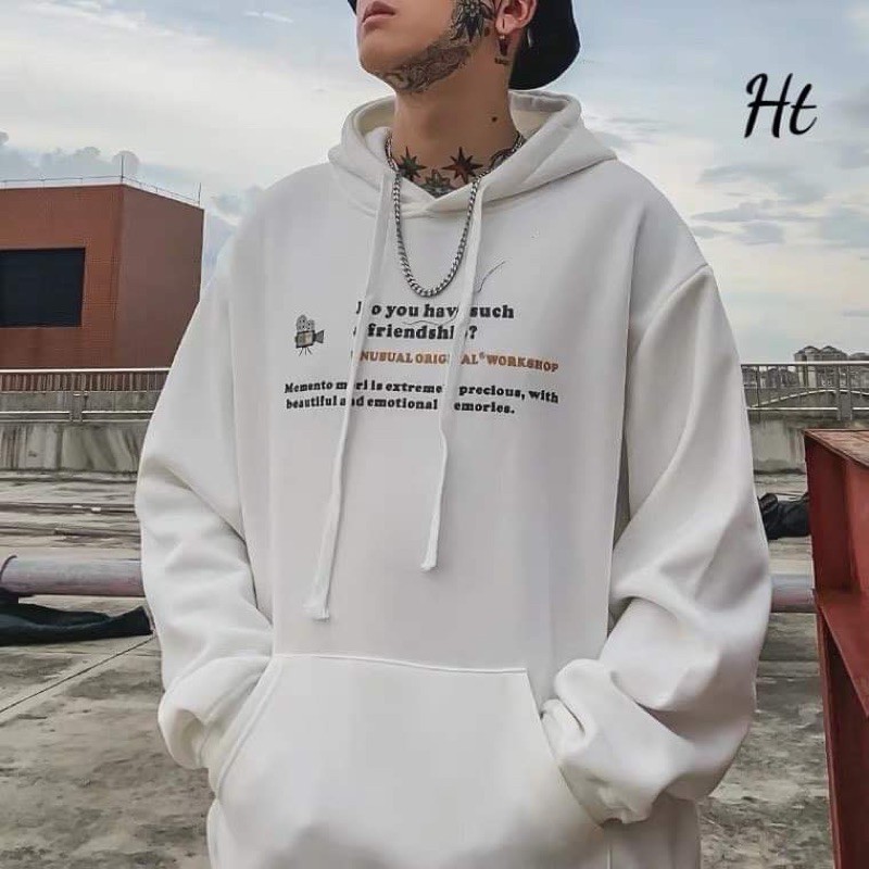 Áo hoodie bạn mèo chuột hai mặt HT11