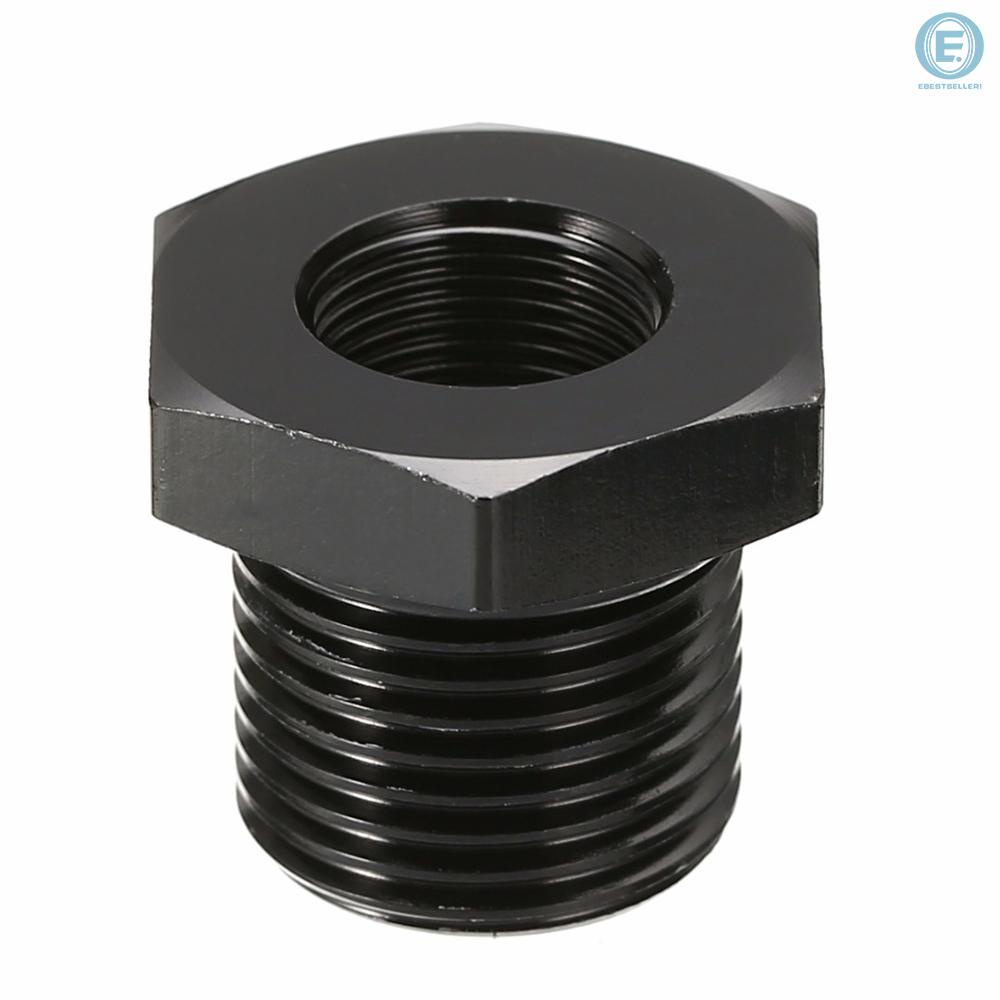 Ready in stock Car Oil Filter Black Anodized Aluminum Threaded Adapter 1/2-28 to 3/4-16 Auto Accessories